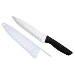 Mainstays 8" Stainless Steel Chef Knife Black Handle