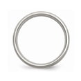 thumbnail image 4 of Mens Chisel 6mm Comfort Fit Satin Titanium Wedding Band Ring with Sterling Silver Inlay, 4 of 6