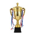 thumbnail image 3 of Award Trophy Cup Binaural Delicate Participation Trophy Cup for Football Party Height 38.5cm, 3 of 9