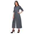 thumbnail image 3 of Moomaya Robe Kurti d'Été à Manches Courtes Imprimée, Tunique Ligne A pour Femmes, 3 of 5