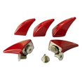 thumbnail image 2 of GUOOL 5 Pcs Clous de Forme Rivets pour Chapeau Sac Artisanat en Cuir Décoration Rouge, 2 of 6