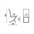 thumbnail image 2 of ZUO Delfin Dining Chair (Set of 2) Espresso, 2 of 4