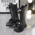thumbnail image 5 of New Winter Style Velvet Children's Style Boots Children's High Leather Boots, 5 of 5