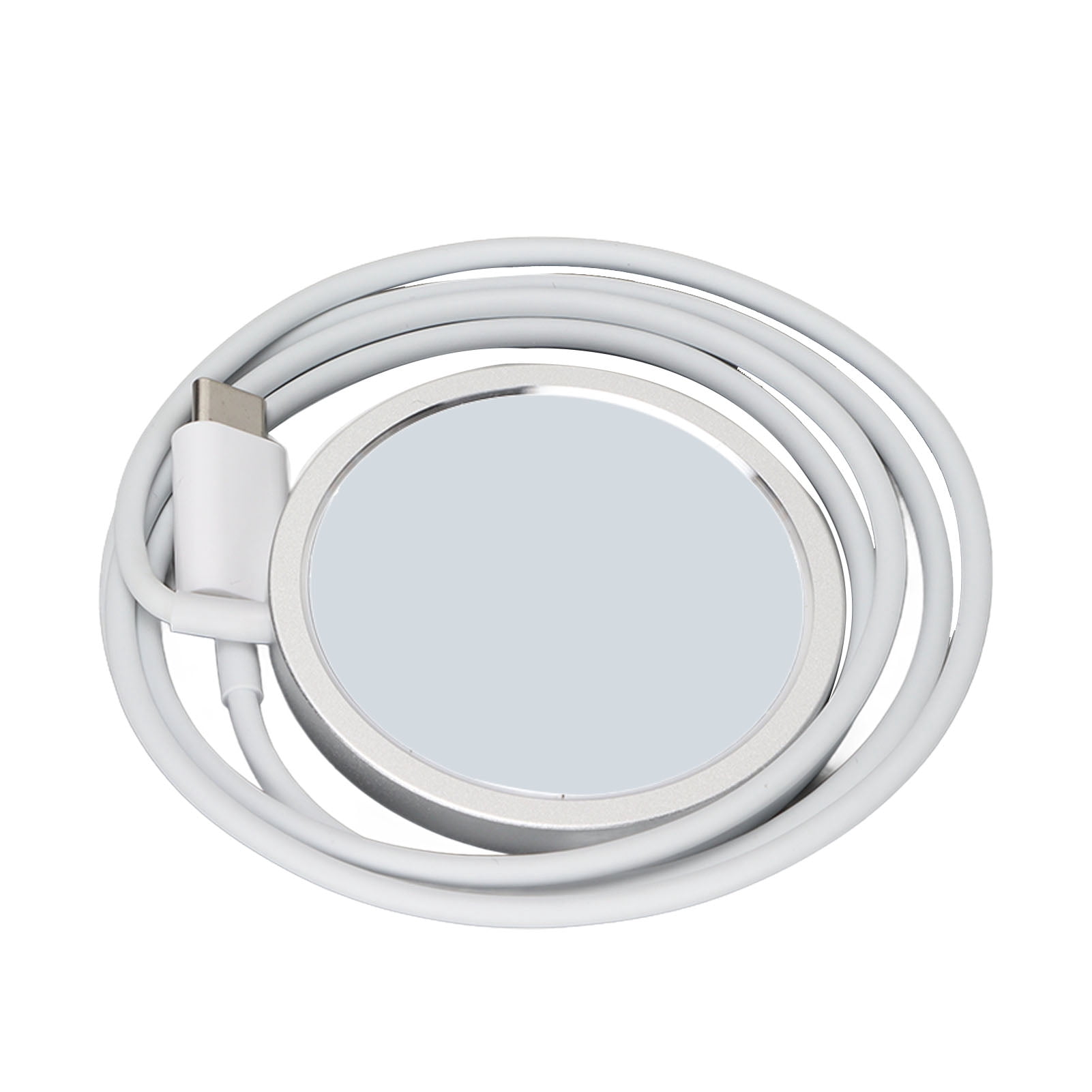 Magnetic Charger, Overheating Protections Multiple Protections Magnetic Wireless Charger Fast Charging  For Travel White