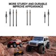 thumbnail image 2 of Xingzhi 2pcs Front CVD Shaft For SCX6 1/6 Steel Crawler RC Car Accessories Replacement Parts RC Upgrade Part RC Car Part RC Hop-ups TYPE1, 2 of 6