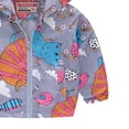 thumbnail image 4 of Veste pour Tout-Petits Garçons Tout-Petit Enfants Bébé Filles Garçons Manches Longues Imprimé Fermeture Éclair Manteau à Capuche Veste, 4 of 6