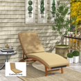thumbnail image 2 of Outsunny Coussin de Siège Extérieur pour Chaise Longue avec Housse Lavable à la Machine, 2 of 10