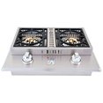 thumbnail image 1 of Lion Premium Grills L1707 Propane Gas Double Side Burner, 26-3/4 by 20-1/2-Inch, 1 of 2