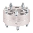 thumbnail image 2 of FX Wheels Wheel; Adaptateur Wheel W545004S FX 1/2 x 20 Goujons de Taille de Filetage; Épaisseur 1-1/4 Pouce; Couleur Argent; Aluminium 6061-T6; 10 Écrous de Siège Conique à Extrémité Ouverte, 2 of 7