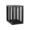 thumbnail image 2 of Tripp Lite 18U Wall Mount Rack Enclosure Server Cabinet Side Mount Wallmount 18U - Armoire Rack - Montable au Mur - Noir - - 19 Pouces, 2 of 10