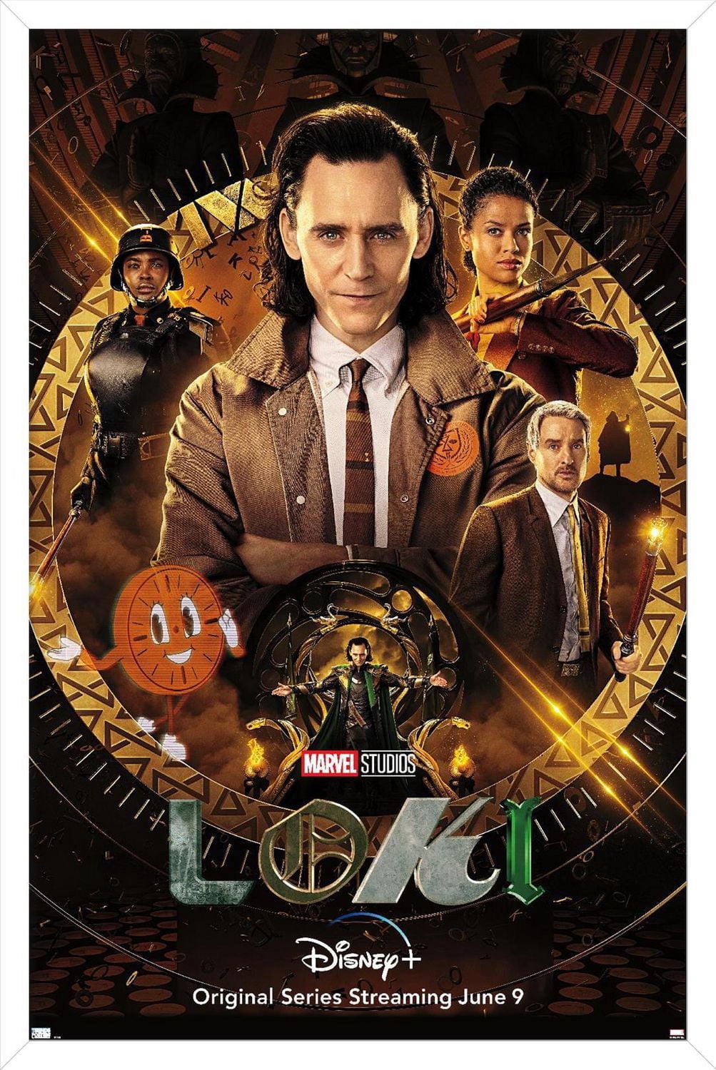 Marvel Loki - One Sheet Wall Poster, 14.725" x 22.375" Framed