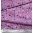 thumbnail image 2 of Soimoi Moss Tissu Georgette Attrape-Rêves & Imprimé Papillon Tissu au Mètre 42 Pouces de Large, 2 of 3