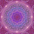 thumbnail image 1 of Ahgly Company Machine Washable Indoor Square Transitional Orchid Purple Area Rugs, 7' Square, 1 of 7