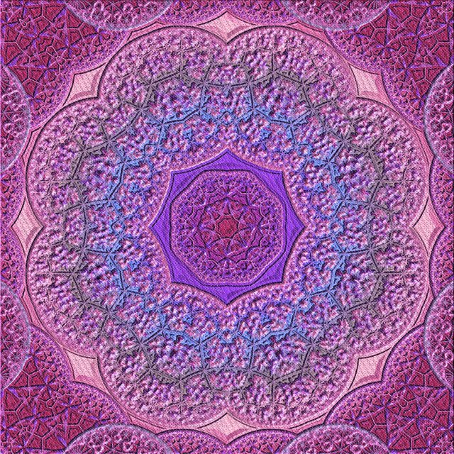 Ahgly Company Machine Washable Indoor Square Transitional Orchid Purple Area Rugs, 7' Square