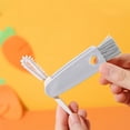 thumbnail image 2 of Brosse de Nettoyage de Cuisine, Récurant pour Couvercle de Tasse, Plastique, Va au Lave-Vaisselle, Multiusage pour Enlever les Taches Tenaces, 2 of 6