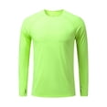 thumbnail image 2 of hoksml Chandails à Manches Longues pour Hommes Évacuation de l'Humidité UPF 50+ Protection Solaire UV T-Shirts Athlétiques Couleur Unie Col Rond Randonnée Course Entraînement Haut Actif Liquidation, 2 of 6