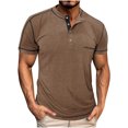 thumbnail image 1 of Wancir Chemises pour Hommes Liquidation Vente Mode Homme Chandail Décontracté Uni Manches Longues Col Rond Blouses, 1 of 5