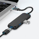 Type-c hub high-speed hub USB2.0 three ports + usb c