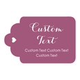 thumbnail image 1 of 100 PCS Personalized Paper Hang Tags Made Any Text Custom Tags Wedding Favor Gifts, 1 of 1