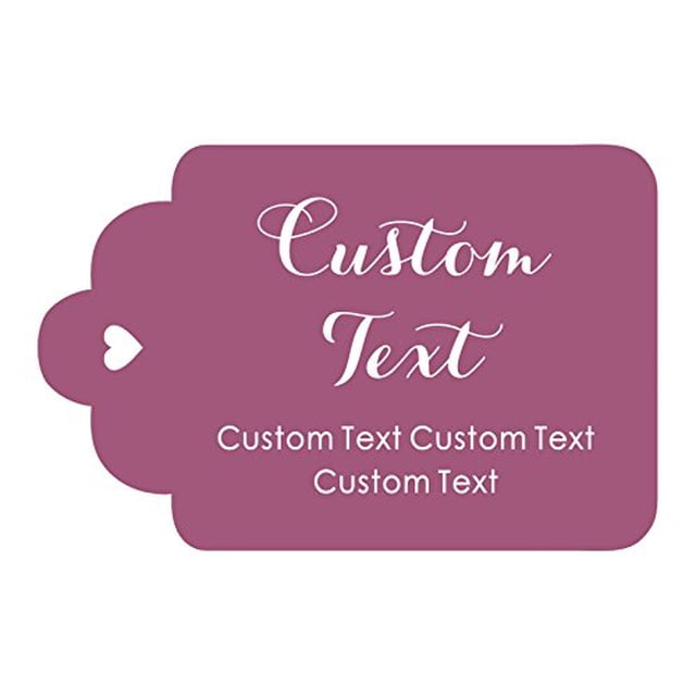 100 PCS Personalized Paper Hang Tags Made Any Text Custom Tags Wedding Favor Gifts