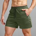thumbnail image 2 of Men's Running Shorts with Zipper Pockets Gym Athletic Workout 5" Shorts for Men, 2 of 5