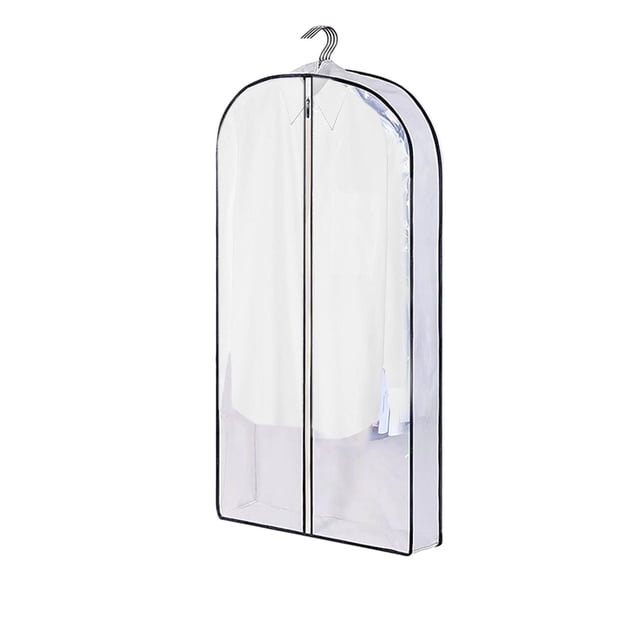 Birdeem Garment Bag Suit Bag for Closet Storage and Travel Foldable Garment Bag with Two Transparent Window for Hanging Clothes Travel Suit Bag for Suits Skirts Jacket