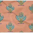 thumbnail image 4 of oneOone Organic Cotton Poplin Twill Fabric Floral Block Printed Craft Fabric BTY 42 Inch Wide, 4 of 4
