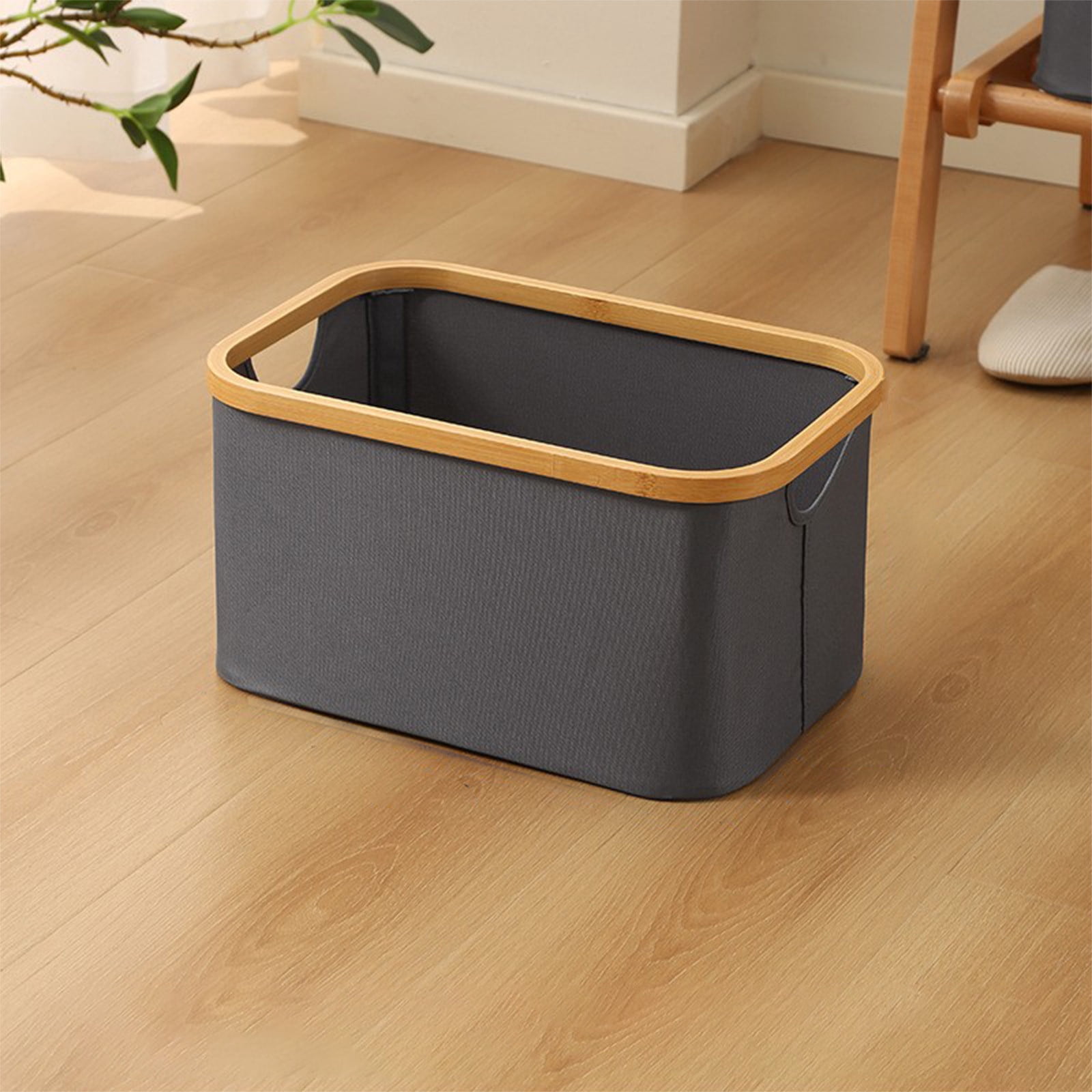 EGNMCR Laundry Basket, Waterproof, Freestanding Laundry Hamper, Collapsible Tall Clothes Hamper With Extended Handles For Clothes Toys In The Dorm And Family-,