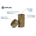thumbnail image 4 of Corloq EDC120 Rugged Sealed Everyday Carry Storage Container, 120 CC, High Strength Zytel, Tan Body, Gray Cap, 4 of 7