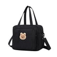 thumbnail image 1 of Portable Diaper Bag, EDHITNR Large Capacity Nylon Crossbody Bag, Waterproof Multifunctional Baby Travel Bag for Moms with Adjustable Straps, 1 of 5