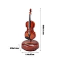 thumbnail image 4 of CSEONEP Big Deals Items,Retro Musical Instrument Wind Up Music Box Desktop Ornament Music Box Instrument Simulation Wind Up Music Box Gifts for Family Children Friend, 4 of 6