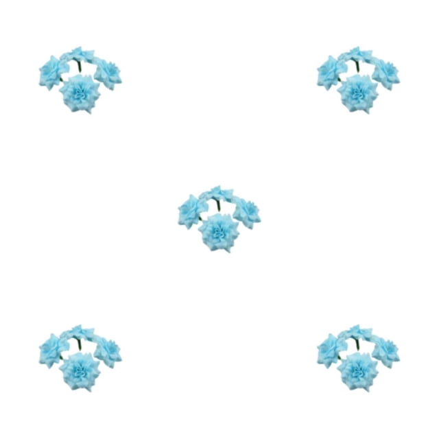 relayinert 50pcs/set Soft Texture Realistic Appearance - Stunning Displays Soft Texture Light Blue 4.5cm 5Set