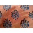 thumbnail image 4 of oneOone Cotton Silk Fabric Leaves|Floral & Paisley Block Print Fabric By Yard 42 Inch Wide, 4 of 4