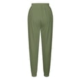 thumbnail image 5 of Yuyuzo Women Joggers Pants Drawstring High Waisted Workout Pants Sweatpants Trackpants Solid Color Trousers, 5 of 5