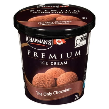 Chapman's Premium The Only Chocolate Ice Cream in a Tub, 2L