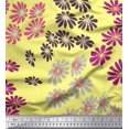 thumbnail image 1 of Soimoi Silk Fabric Artistic Flower Decor Fabric Printed Yard 42 Inch Wide, 1 of 3