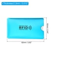 thumbnail image 2 of Uxcell RFID Blocking Sleeves Identity Theft Prevention Credit Cards Secure Protector Holders Sleeves Blue 12 Pack, 2 of 6