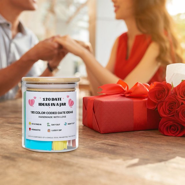 XZNGL 120 Date Ideas Bible Jars Event Party Interactive Jar