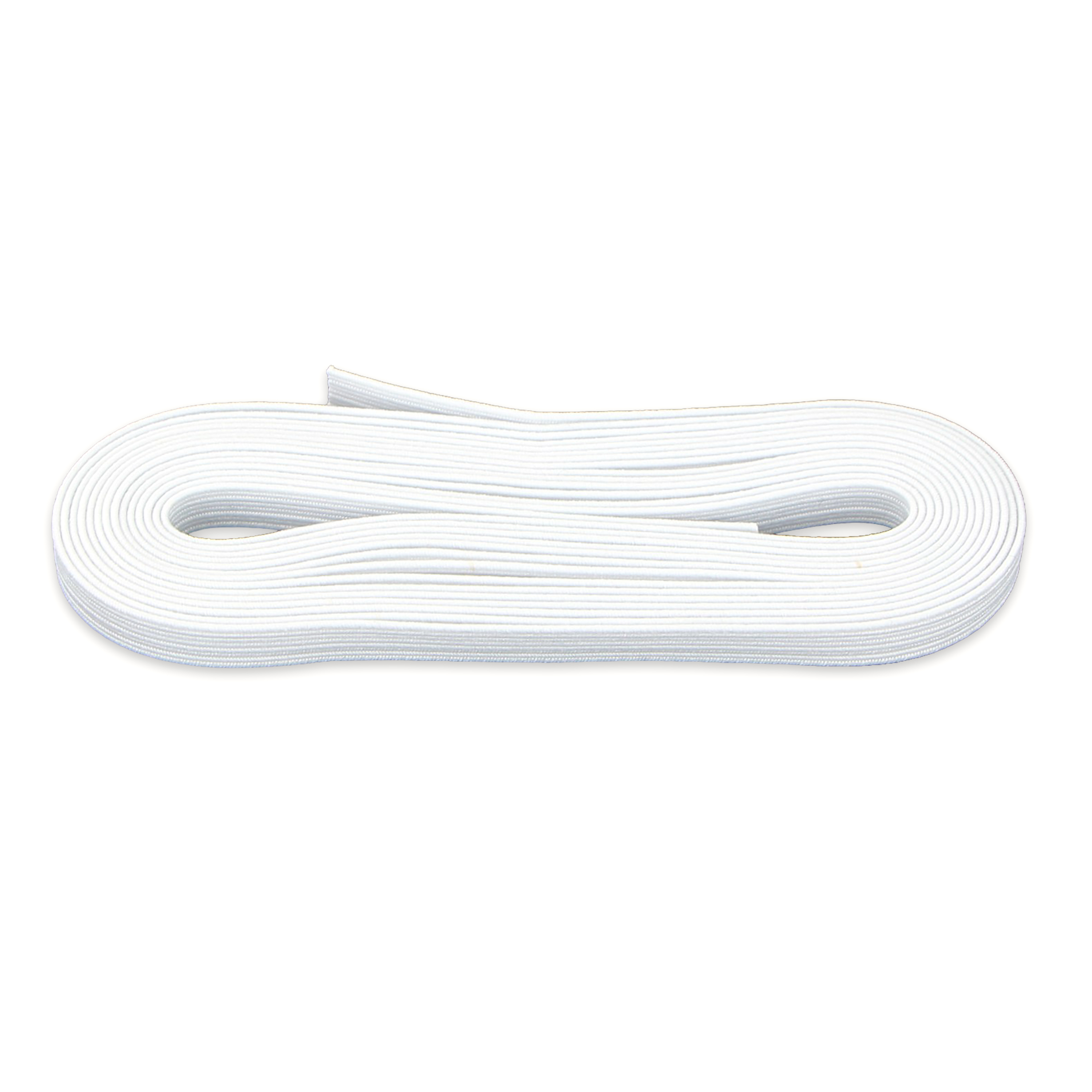 UNIQUE CREATIV blanc Jumbo Braided Elastic, 13 mm (0.51 in), 1 m (1.09 yd)