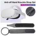 thumbnail image 2 of 1 Pair Protective Cover Anti-off Hand Knuckle Strap Set For Oculus Quest 2 VR Touch Headset Controller Protective Case Drop Ship, 2 of 5