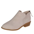 thumbnail image 2 of TIMIFIS Bottines pour Femmes à Talon Bas Plat / Bottines Chelsea Bottes de Mode d'Hiver Automne Cadeaux de Noël pour Femmes, 2 of 6