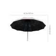 thumbnail image 3 of TopLLC 60 Rib Folding Umbrella For Sunny And Rainy Days Fully Automatic Umbrella Large Reinforced Plastic Sunshade And Sun Protection Umbrella Folding fabric rain gear, 3 of 6