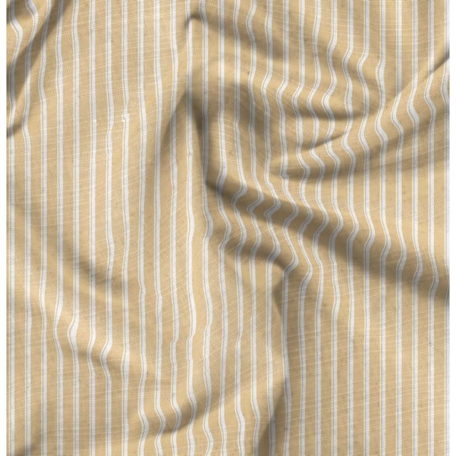 Soimoi Tissu Poly Georgette à Rayures Tissu à Imprimé Rayures au Mètre 42 Pouces de Large