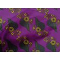 thumbnail image 4 of oneOone Cotton Poplin Fabric Leaves Block Print Fabric BTY 42 Inch Wide, 4 of 4