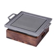 thumbnail image 2 of Elodie BBQ Grill Pan Griddle Roasting Multifunctional Square Portable Nonstick Barbecue S, 2 of 8