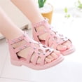 thumbnail image 3 of B91xZ Chaussures de Fille Robe Été Extérieur Plage Sport Sandales à Bout Ouvert, Rose 9, 3 of 5