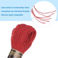 thumbnail image 4 of Unique Bargains Fil à Broder Rouge, 8 m - 12 Écheveaux, 4 of 6