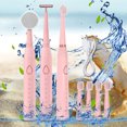 thumbnail image 4 of Home and Kitchen Toothbrush, Beauty Toothbrush Set, 5 Toothbrush Heads Toothbrush, With 1 Massage Face-lifting Stick Head, And 1 Facial Cleansing Kitchen Accessories Kitchen Organization, 4 of 5