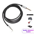 thumbnail image 2 of Durable Aluminium Alloy Audio Cable, 3.5mm To 6.5mm Audio Adapter Cable, HiFi Sound For Speaker For Mixer 1.8M, 2 of 8