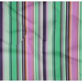 thumbnail image 3 of oneOone Organic Cotton Poplin Twill Fabric Multicolor Stripe Printed Craft Fabric BTY 42 Inch Wide, 3 of 3